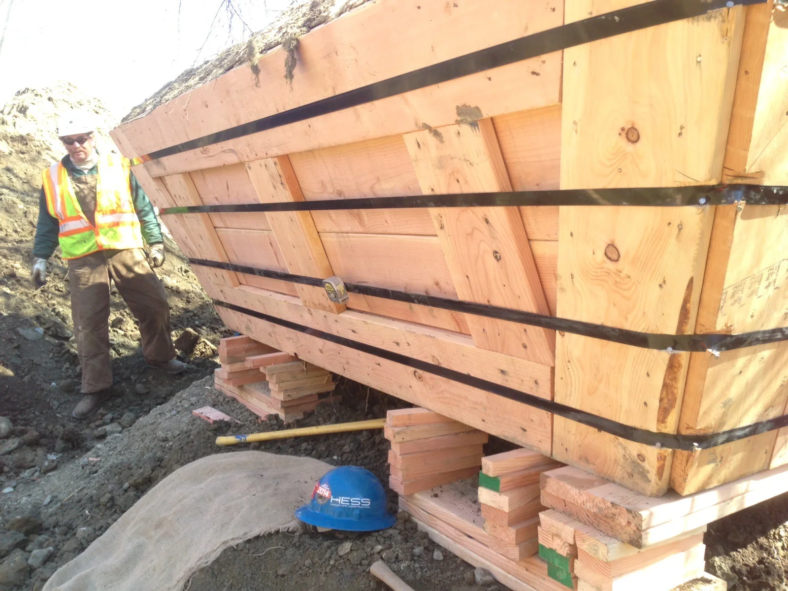 Root-box preparation and transport work from a past project